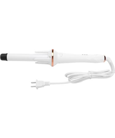 Automatic Curling Iron 1 Inch Ionic Hair Curler Self Rotating Curling Iron with Long Barrel for Waves and Curls Anti Tangle Rotating Curling Wand for Hair Styling White - Buy Online on GoSupps.com