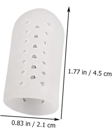 Healeved Anti-Wear Finger and Toe Protectors - 10 Pairs | Protective Cover for Crease Prevention, Friction Reduction, Arthritis Relief | Thumb, Index Finger, Big Toe Guards - Buy Online on GoSupps.com