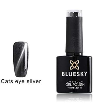 Bluesky CAT EYE SILVER MAGNETIC KA547 Nail Gel Polish UV LED Soak Off MAGNET REQUIRED (SOLD SEPERATELY) Black Gel reqd for effect in photo - Buy Online on GoSupps.com