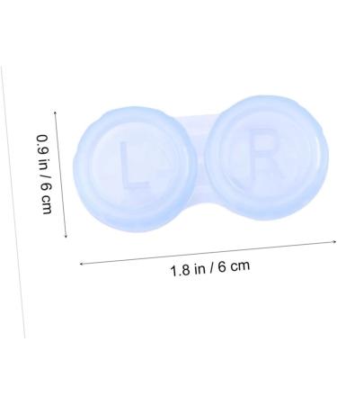 Solustre 10-Pack Colored Contact Lens Containers - Durable Travel Tanks for Safe Storage & Easy Access - Buy Online on GoSupps.com