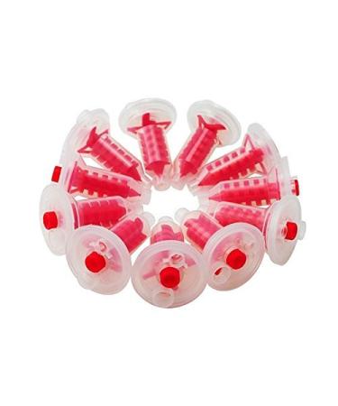 Dental Power 50 Pcs Red Dental Dynamic Machine Penta Mixing Tips Impression