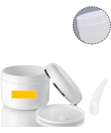 Zasiene Travel Cream Jar 12 Pieces 50 ml Travel Cream Jar Container 50 ml Container for Cream Empty Cream to Fill with Spatula and Label - Buy Online on GoSupps.com
