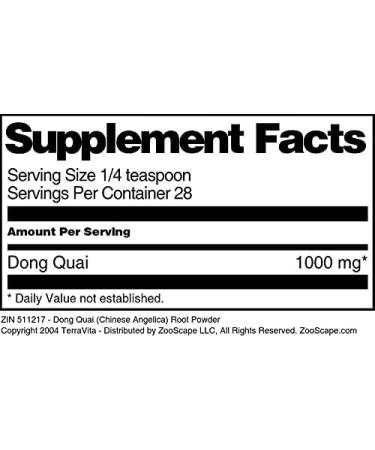 Dong Quai (Chinese Angelica) Root Powder (1 oz ZIN: 511217) - 3 Pack - Buy Online on GoSupps.com