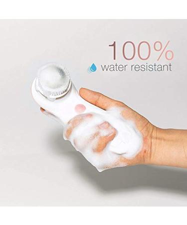 Fancii Waterproof Facial Cleansing Spin Brush Set - 3 Exfoliating Heads for Gentle Exfoliation and Deep Scrubbing - Complete Face Spa System (Blush) - Buy Online on GoSupps.com