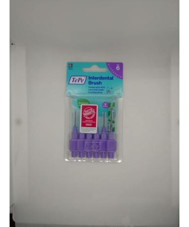 Tepe Interdental Brush 1.1mm Purple - 6 Pack | Optimal Oral Care | International Shipping Available - Buy Online on GoSupps.com