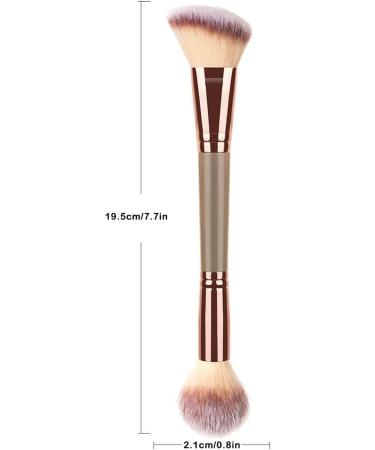 Dajidafu Double Head Foundation Makeup Brush Multifunction Coloring Tool Cream Professional Blending Liquid Oblique Beauty Tools - Buy Online on GoSupps.com
