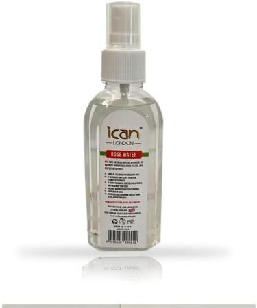 Organic Rose Water Mist Spray 125ml - Hydrating & Smoothing Facial Toner - Buy Online on GoSupps.com
