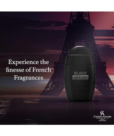 Ch.ris Ad.ams Eau De Toilette - Black Shadow 100ml | Aromatic Woody Musky Scent | Premium Long Lasting Fragrance Spray | Strong Perfume For Men | Daily Use Perfume | Ideal Gift For Men | - Buy Online on GoSupps.com