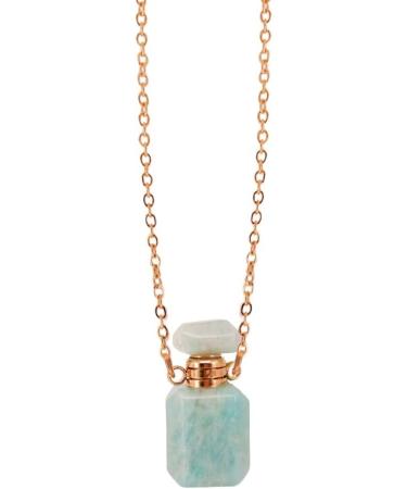 Stainless Steel Oil Diffuser Bottle Pendant Necklace | Women's Choker Jewelry - Buy Online on GoSupps.com