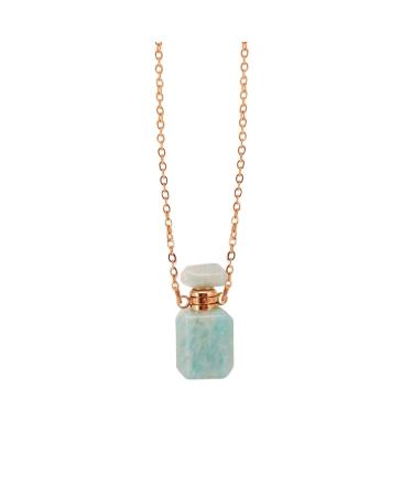 Oil Diffuser Bottle Pendant Necklace Stainless Steel Chain Choker Women Jewelry Nexklace