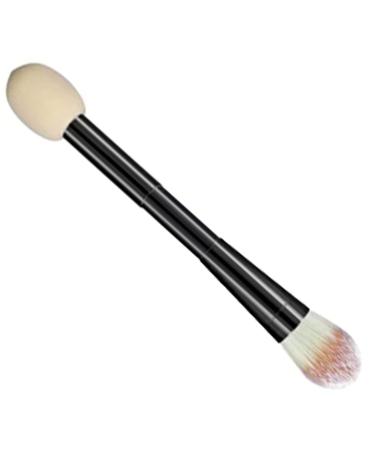 FOMIYES Double-ended Makeup Brush Concealer Brush Sponge Foundation Brush Make up Blending Blush Brush Beauty Double Ended Brush Mascara Plastic Cosmetics Miss Non Latex 19X2.5CM As Shown