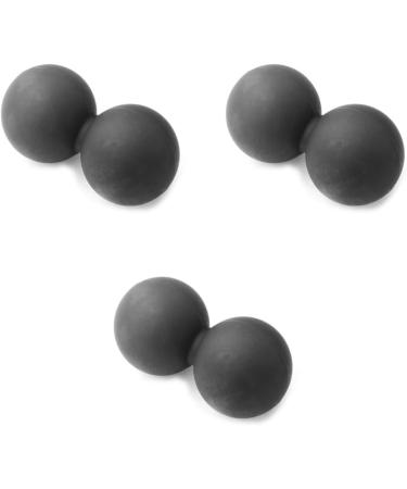 Buy Gleavi 3-St Joint Massage Globe Balls - Peanut Ball Massage Gear for Fitness Studio | 3-Piece Set - Black - Buy Online on GoSupps.com