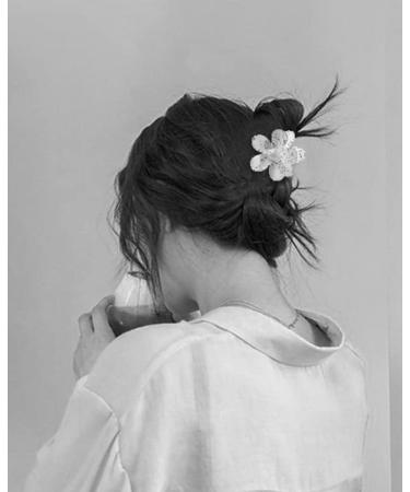 Cute Flower Claw Clip Hair Clip for Women - Non-slip Matte Hair Claw for Thick, Medium, Thin Hair - Wine Hair Clip (1ct) - Buy Online on GoSupps.com