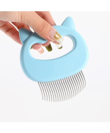 True Cat Love - Blue Massage & Grooming Comb for Cats | International Shipping Available - Buy Online on GoSupps.com
