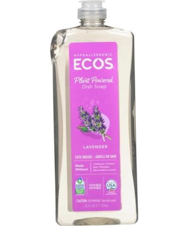 Earth Friendly ECOS Dishmate Dishwashing Liquid - Natural Lavender 25 oz | Eco-Friendly Cleaners for International Shipping - Buy Online on GoSupps.com