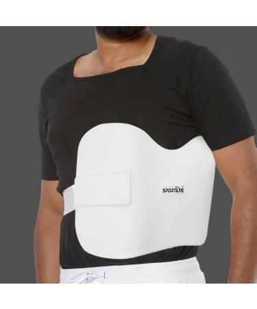 SPORTAXIS Batting Chest Guard - Low Density Foam Closure - White - Buy Online on GoSupps.com