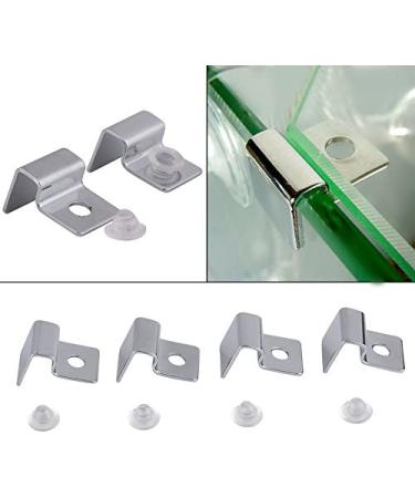 Stainless Steel Aquarium Glass Cover Support - 4 pcs, Anti-Slip, Universal Lid Clips 8mm - Buy Online on GoSupps.com