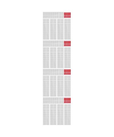 DOITOOL 20 Sheets Nail Stickers Professional Nail Polish Tip Gel Nail Sticker Strips Decoration Nail Gel Strips Nail Art Decals Small Tools Gel Nail Kit Luster Manicure Double Sided Tape