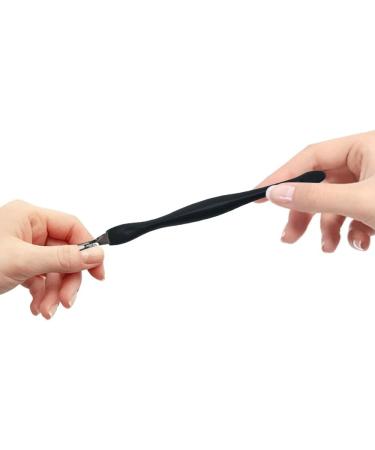 3-Piece Cuticle Trimmer Set for Nail Art - Black Cuticle Remover and Pusher Tools - Buy Online on GoSupps.com