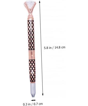 Healeved 3 Eyebrow Pen Makeup Tool Crystal Aluminum Alloy Brow Pencil Eyebrow Kit Golden - Buy Online on GoSupps.com