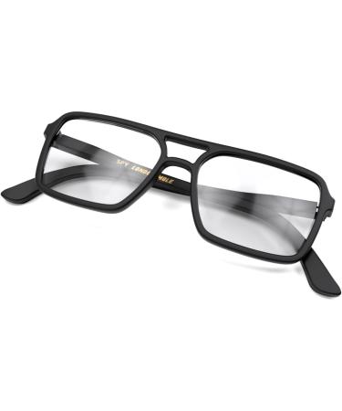 London Mole Glasses | Spy Reading Glasses | Cool Rectangular Designer Glasses for Men & Women | Unisex Spring Hinges | 1.5x Magnification - Buy Online on GoSupps.com