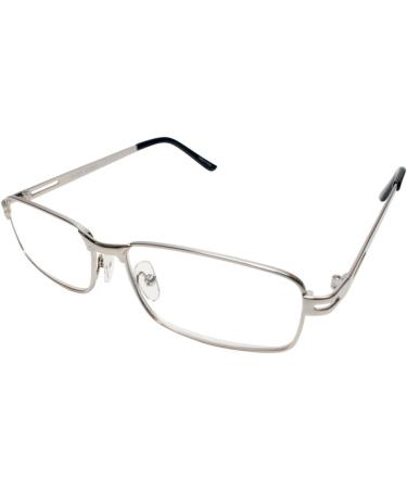 Donald Trump Designer Metal Reading Glasses DTR 08 - Stylish Silver & Black 55mm +1.50 Power - Buy Online on GoSupps.com