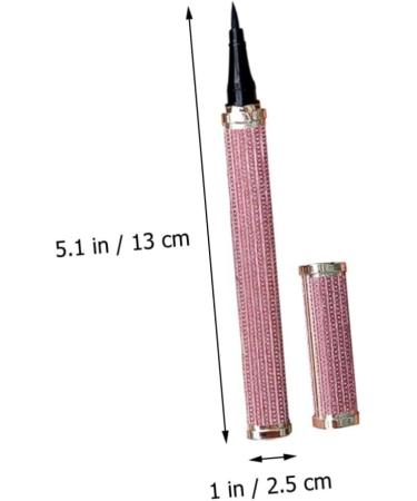 NULYLU Eyeliner Liquid Liner Eyelash Glue Pen Black Eye Liner Pencils Women Makeup Kit Skinned Pink - Buy Online on GoSupps.com