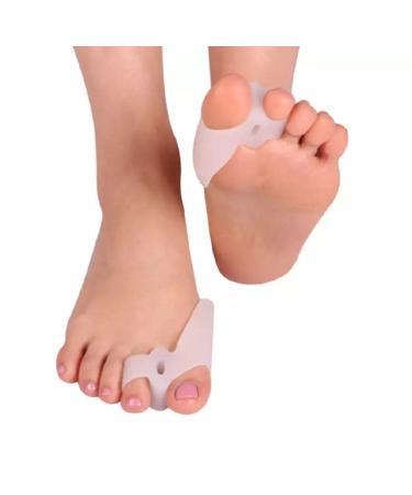 1 Pair Bunion Corrector Gel Toe Straightener Toe Separator Silicone Toe Spacer