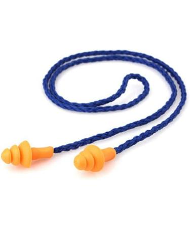 U-K Reusable Ear Plugs Anti-Noise Plug Ear Pads with A Cord for Ear Protector Perfect for Clubbing Drummers Musicians 1Pcs New Released & Popular Yellow blue - Buy Online on GoSupps.com