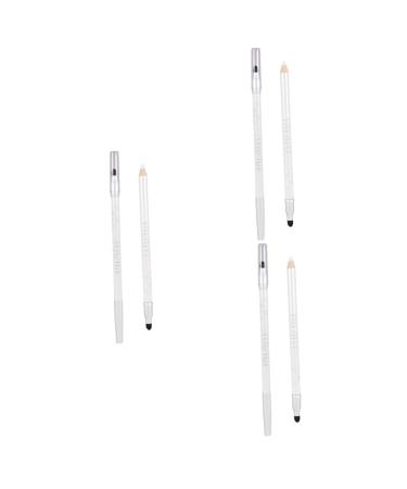 FOMIYES 3pcs Eye Pearly Silkworm Lying Shadow Lustre Pen Head Makeup Double 1 count (Pack of 1) Whitex3pcs