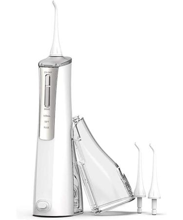 Water Flosser Cordless Portable Dental Oral Irrigator for Teeth 3 Modes and 2 Jet Tips IPX7 Waterproof Easy to Clean Portable Saves Space