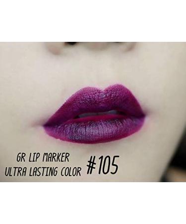 Golden Rose Lip Marker Stain - Ultra Long Lasting Natural Finish - 105 Mulberry - Buy Online on GoSupps.com