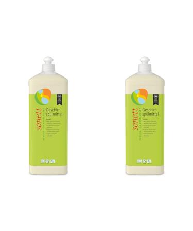 Sonett Dishwashing Liquid Lemon 1 litre (pack of 2) 1 l (pack of 2)
