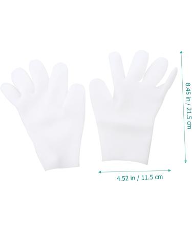 minkissy 1 Pair Moisturizing Gloves Hands Beauty Masks Moisturizing Gel Gloves Moisturizing Finger Gloves Moisturizing Mittens Moisture Gloves Overnight White Gloves Miss Sebs Water Proof 21.5X11.5cm - Buy Online on GoSupps.com