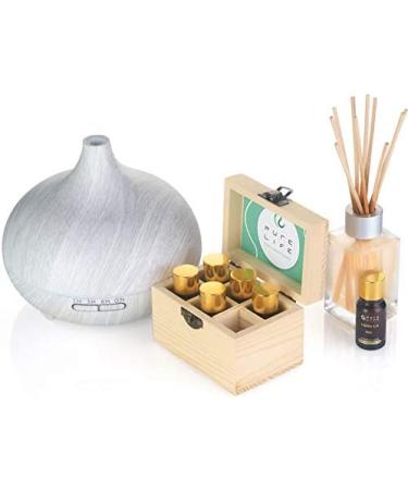 Pure Life Top 6 Essential Oils Set - 100% Organic Aromatherapy Kit for Diffuser & Humidifier - Lavender, Peppermint, Eucalyptus, Orange, Vanilla, Jasmine - Buy Online on GoSupps.com