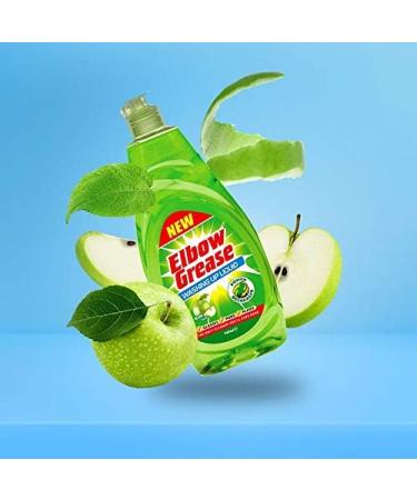 Elbow Grease Apple Fresh Green Washing Up Liquid 740ml - Pack of 1 - Buy Online on GoSupps.com