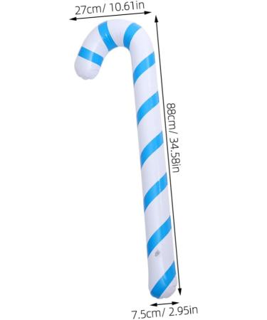 CIMAXIC 10pcs Inflatable Crutches Inflatable Candy Canes Christmas Balloon Pencil Candy Boxes Toys Joke Pvc - Buy Online on GoSupps.com