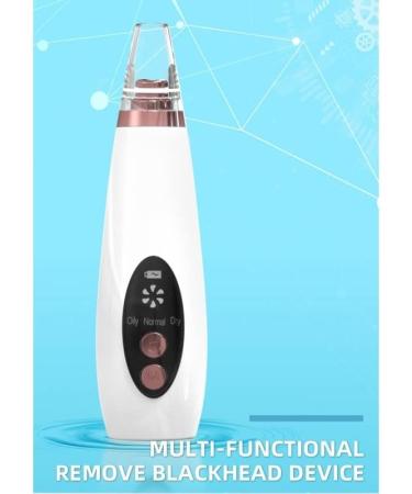 Occus Rechargeable Display Screen Blackhead Remover Removing Acne Blackhead Export Facial Cleaner Household Facial Pores Cleaner - (Color: White Rechargeable) - Buy Online on GoSupps.com