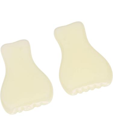 2-Piece Resin Gua Sha Plate Facial Massager | Home Salon Smoothing Skin Scraping Board - Buy Online on GoSupps.com