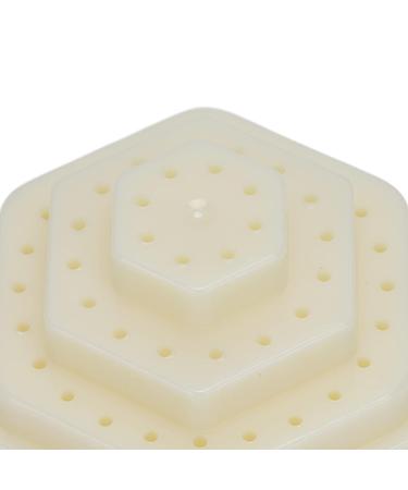 Premium Nail Drill Holder - 48 Large Holes Storage Stand for Home & Studio Use | Essential Nail Tools - White - Buy Online on GoSupps.com