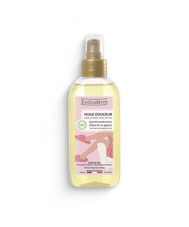 Evoluderm EVOLUDERM - Gentle Pre & Post-Hair Removal Oil - 100ml - 99.8% Naturally Derived Ingredients - Made in France