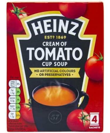 Heinz Lot de 5 tasses soupe Cr me de tomate l gumes poulet minestrone queue de b uf 4 sachets - Buy Online on GoSupps.com