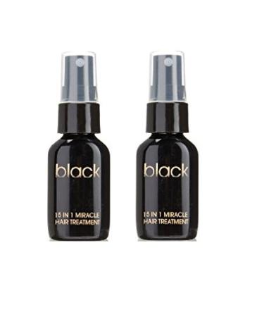 Black 15 In 1 Miracle Hair Treatment 1 Ounce (Set of 2)