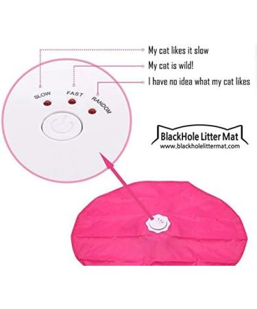 Blackhole Catch The Tail Cat Toy Interactive Play-Catch Electric Rotating Feather Motion Automatic Best Undercover Mouse Under Blanket Cat Toy - Buy Online on GoSupps.com