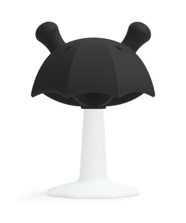 Bite ring baby umbrella bite ring with suction foot biting toys for babies boys and girls seposve silicone baby chicken tools for suction needs bpa free black