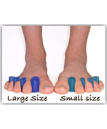 Joy-a-Toes Toe Spreaders - Large Navy Blue, Toe Stretcher & Spacers for Instant Relief of Bunions & Hammer Toes - Ideal for Yoga - Buy Online on GoSupps.com