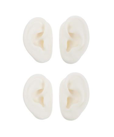 POPETPOP 2 Pairs Artificial Ears - Fake Ear Models for Piercing Practice & Jewelry Display | Soft Ear Studs for Kids & Earmuffs - Buy Online on GoSupps.com