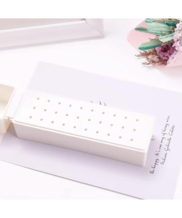 Nail Drill Bits Holder 30 Holes Drill Bits Organizer Container 30 Holes Manicure Tools - Buy Online on GoSupps.com