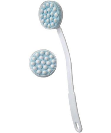 Long Handle Massaging Bath Brush | Lotion & Oil Applicator | Best Massage Bath Accessories for All Skin Types - Buy Online on GoSupps.com