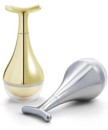 Buy Beauty Ice Wave Ball | Rotating Facial Massage T Roller | Ice & Hot Compress Balls (A-Silver) - Global Shipping Available - Buy Online on GoSupps.com